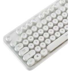 Set tastatura + mouse fara fir Serioux Retro 9910WH (White) Thumb
