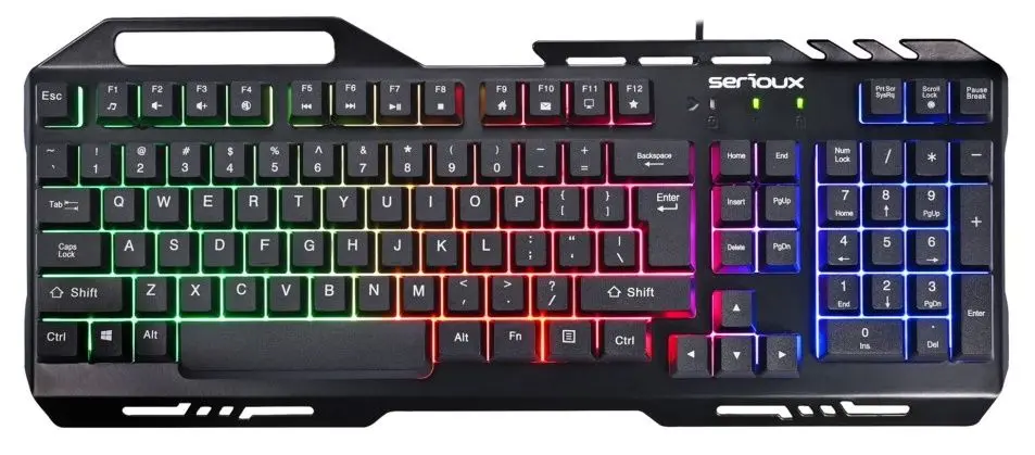 Set tastatura + mouse + covoras Serioux Tobis 3in1 (Black)