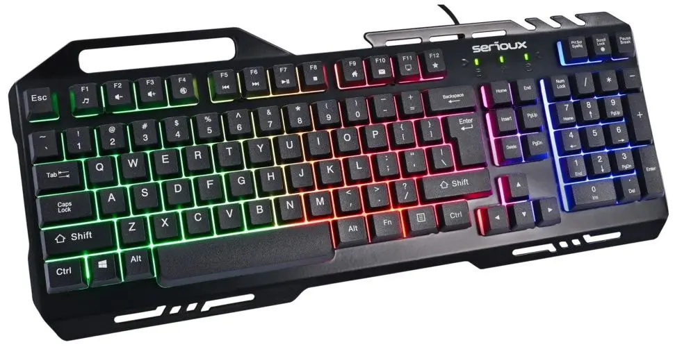Set tastatura + mouse + covoras Serioux Tobis 3in1 (Black)