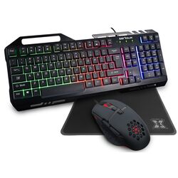 Set tastatura + mouse + covoras Serioux Tobis 3in1 (Black)