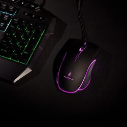 Set tastatura + mouse + covoras Surefire Kingpin Combo Set (Black) Thumb