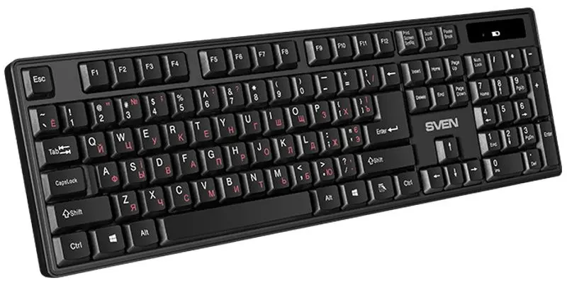 Беспроводная клавиатура Sven KB-C2100W (Black) - 2