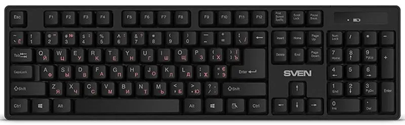 Беспроводная клавиатура Sven KB-C2100W (Black)