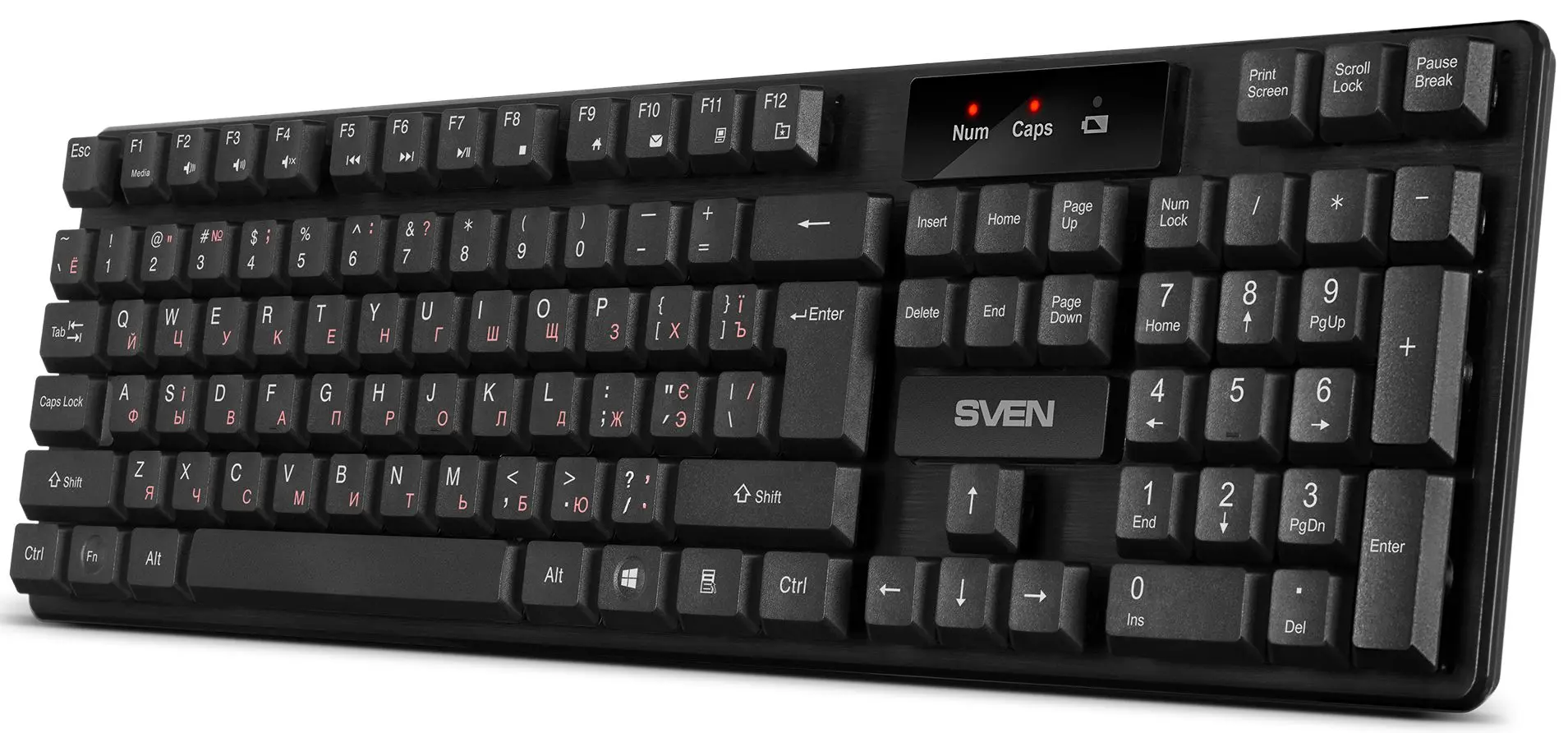 Tastatura fara fir Sven KB-C2300W (Black)