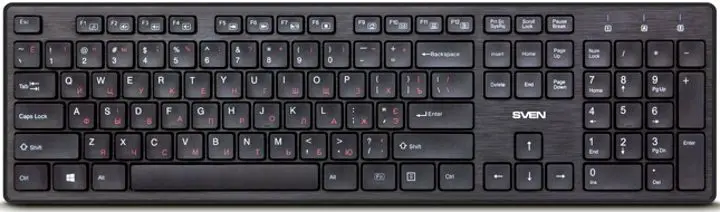 Tastatura fara fir Sven KB-E5800W (Black)