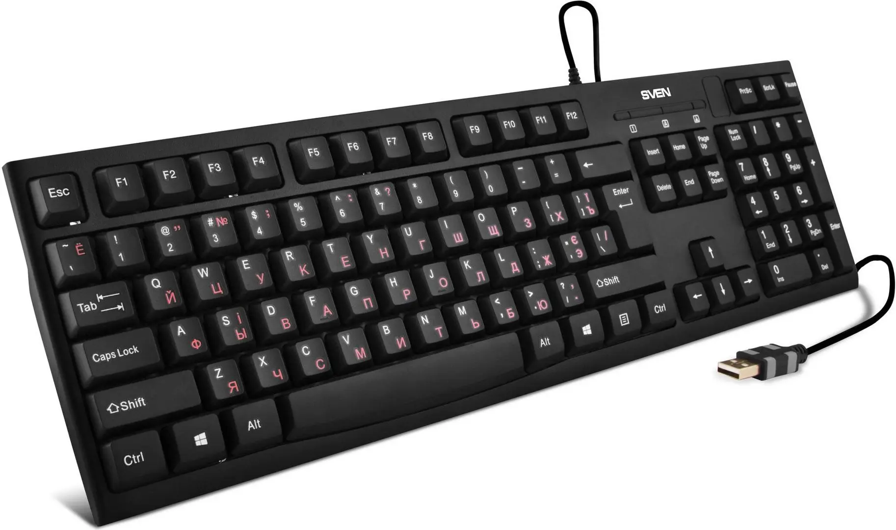 Клавиатура Sven KB-S300 USB (Black)