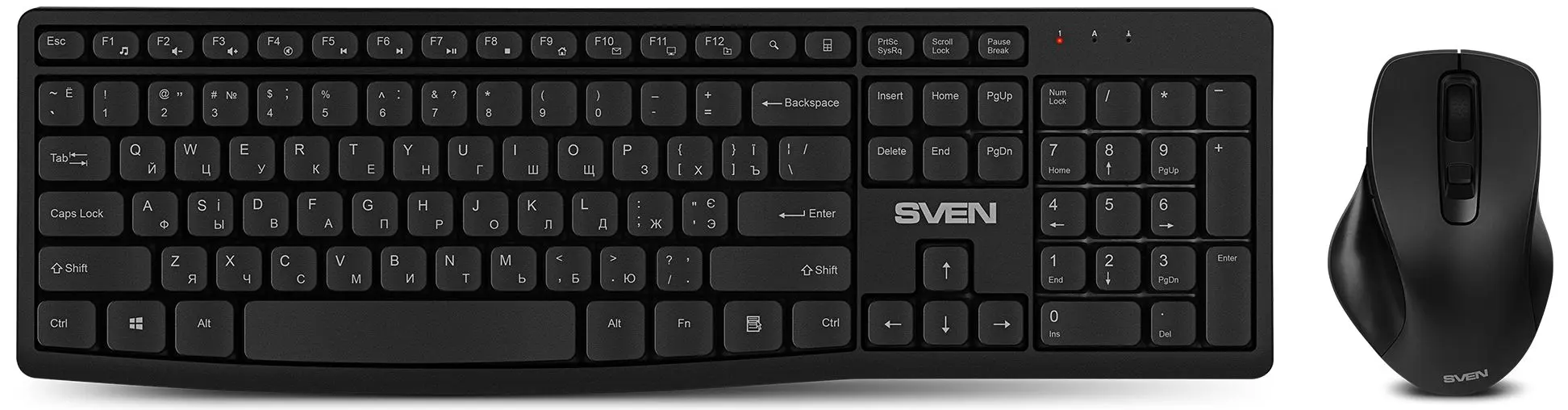 Set tastatura + mouse Sven KB-C3500W (Black)