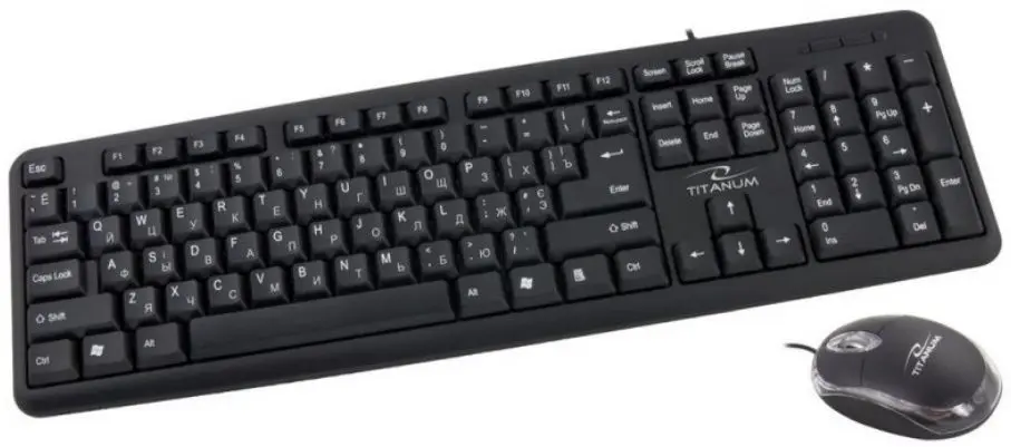 Set tastatura + mouse Titanum Salem TK106 (Black)