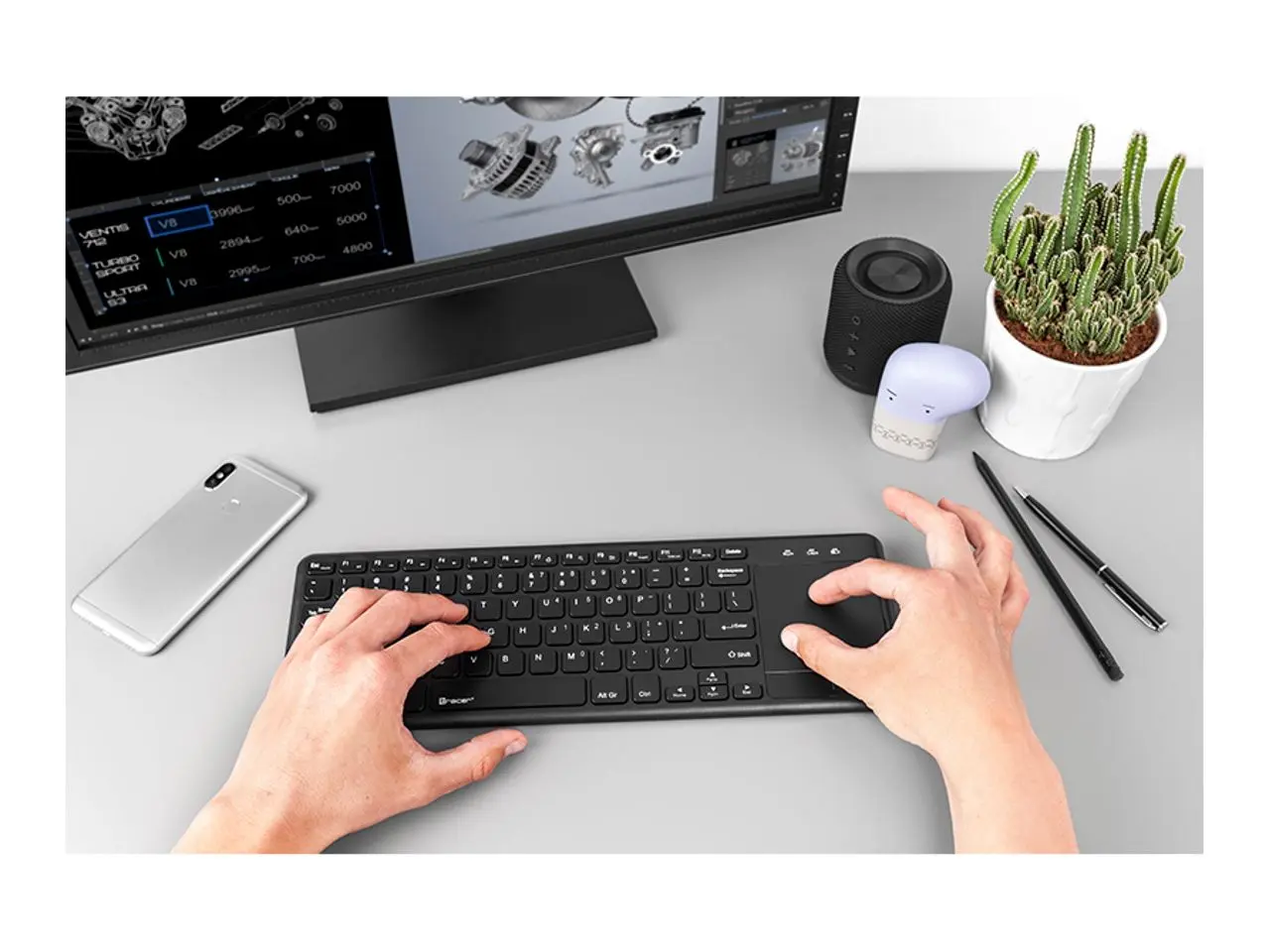 Tastatura fara fir Tracer Smart RF TRAKLA46367 (Black)