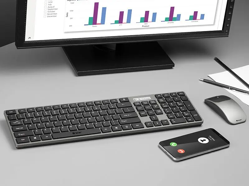 Set tastatura + mouse fara fir Tracer TRAKLA46773 (Grey)