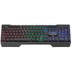 Gaming set 4in1 testatura + casti + mouse + mousepad Tracer Gamezone Mamooth USB (Black) Thumb