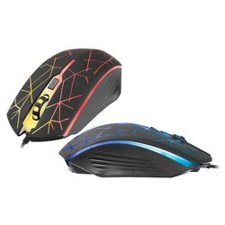 Gaming set 4in1 testatura + casti + mouse + mousepad Tracer Gamezone Mamooth USB (Black) Thumb