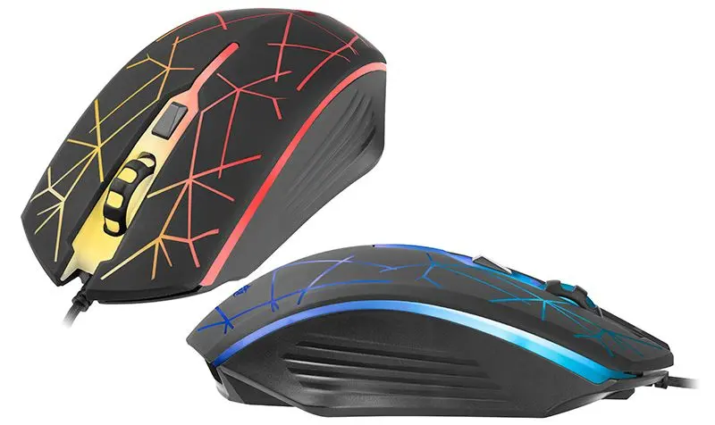 Gaming set 4in1 testatura + casti + mouse + mousepad Tracer Gamezone Mamooth USB (Black)