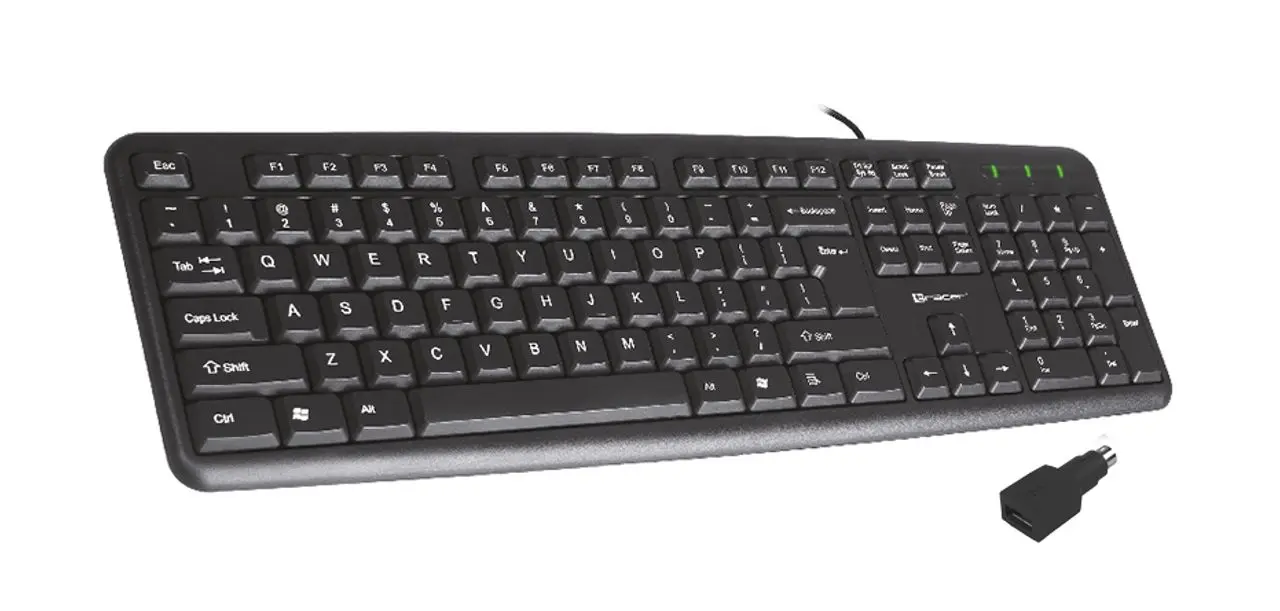 Tastatura cu adaptop PS2 Tracer TRAKLA45489 (Black)