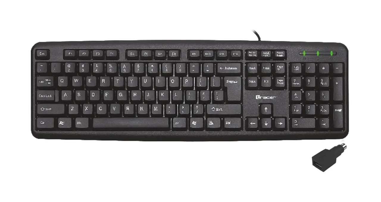Tastatura cu adaptop PS2 Tracer TRAKLA45489 (Black)