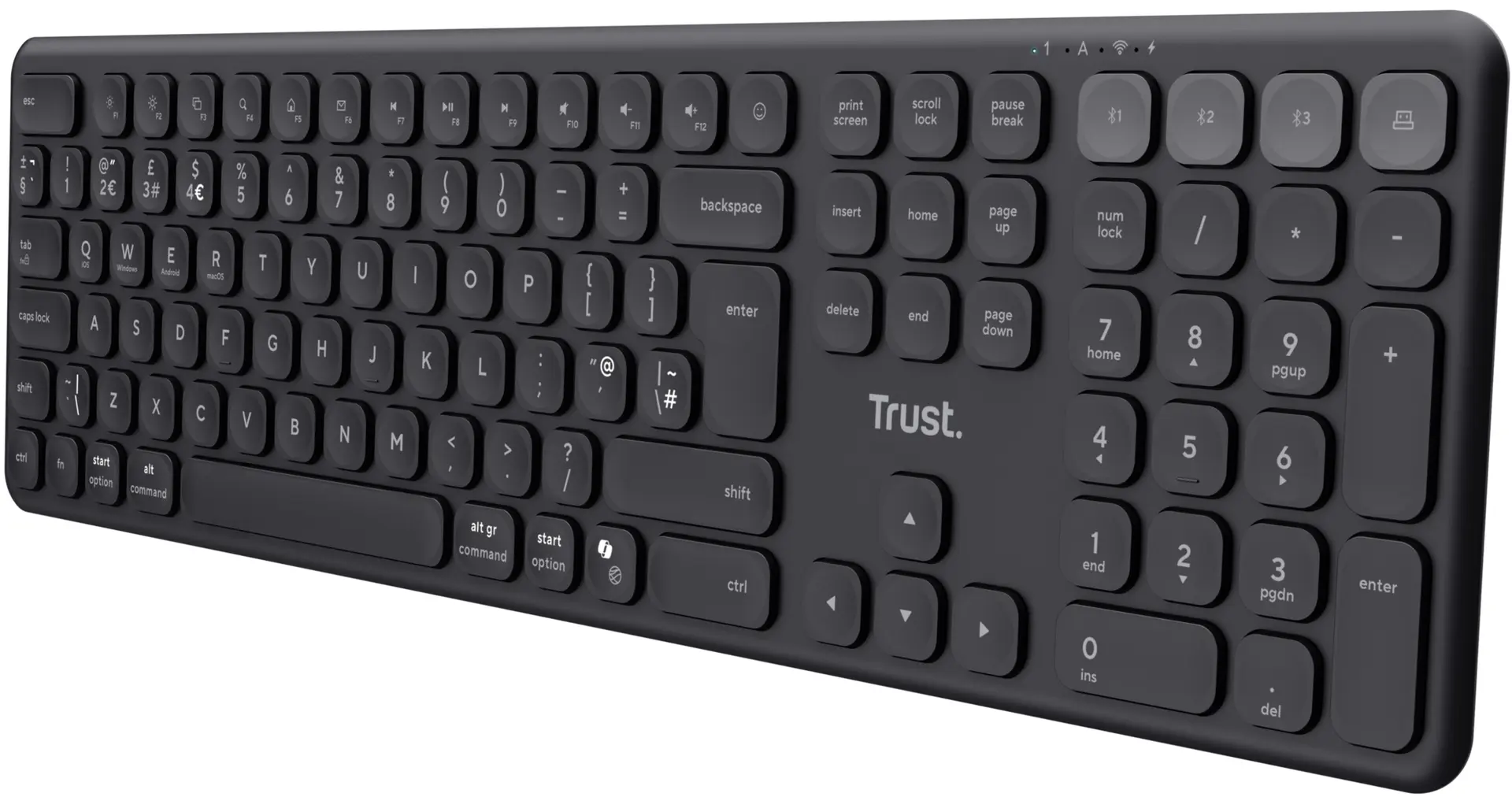 Беспроводная клавиатура Trust Vaiya (Black)