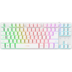 Клавиатура Trust GXT 833W Thado TKL (White)
