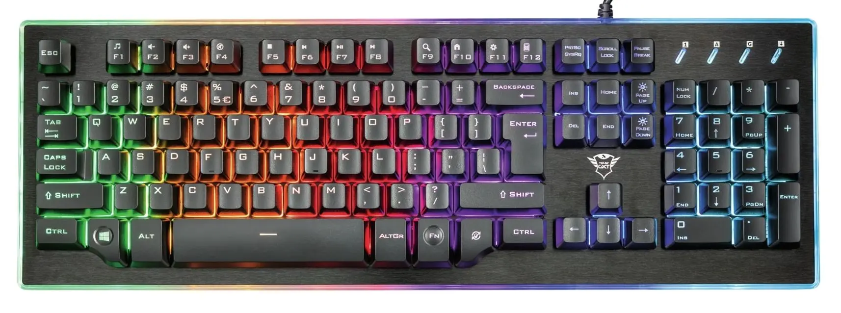 Tastatură Trust GXT 860 Thura Semi-mechanical (Black)