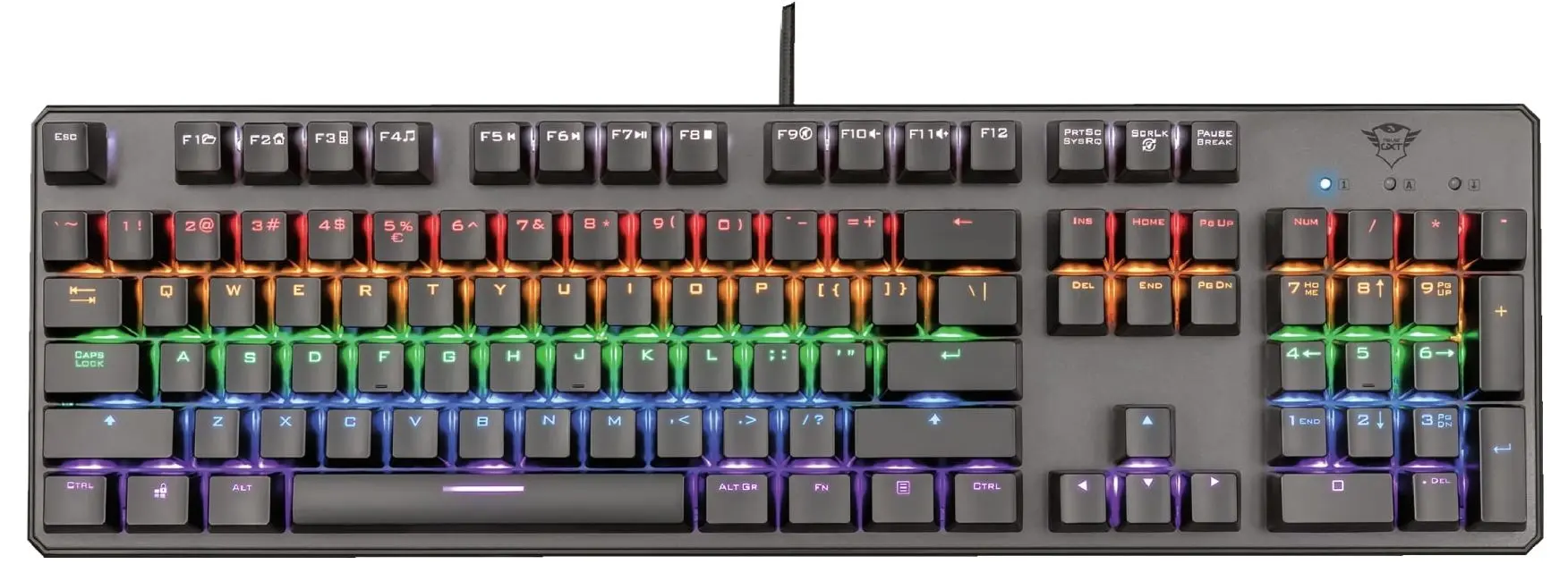 Tastatură Trust GXT 865 Asta Mechanical (Black)