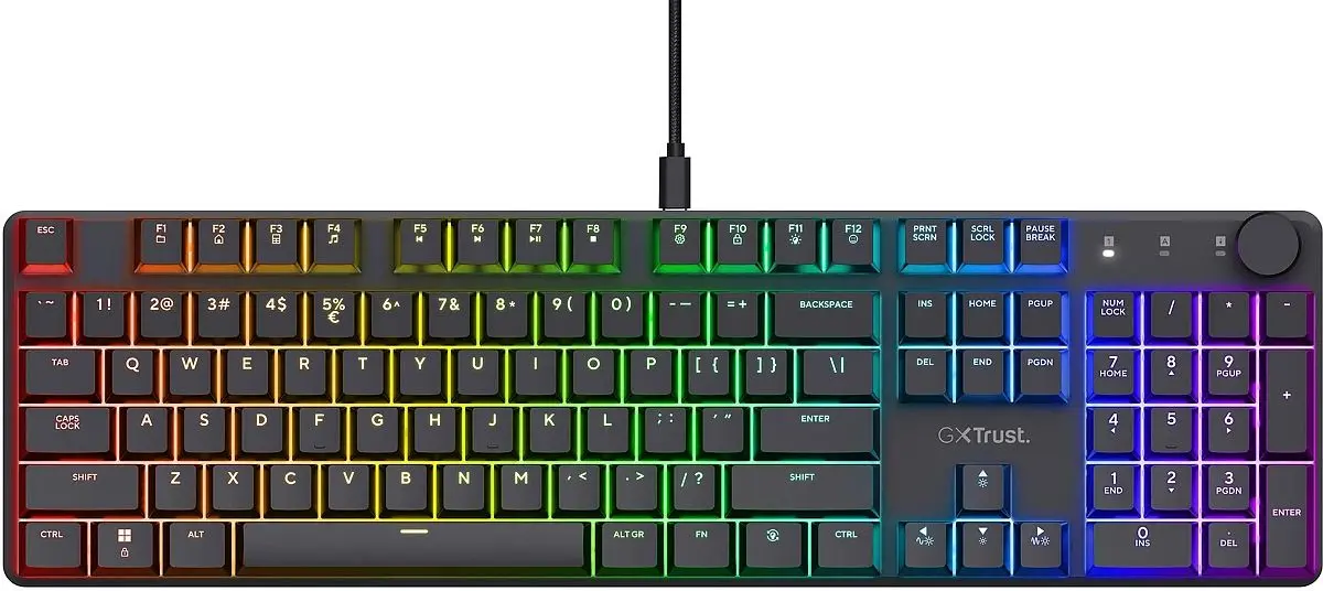 Tastatura Trust GXT 866 Torix (Black)