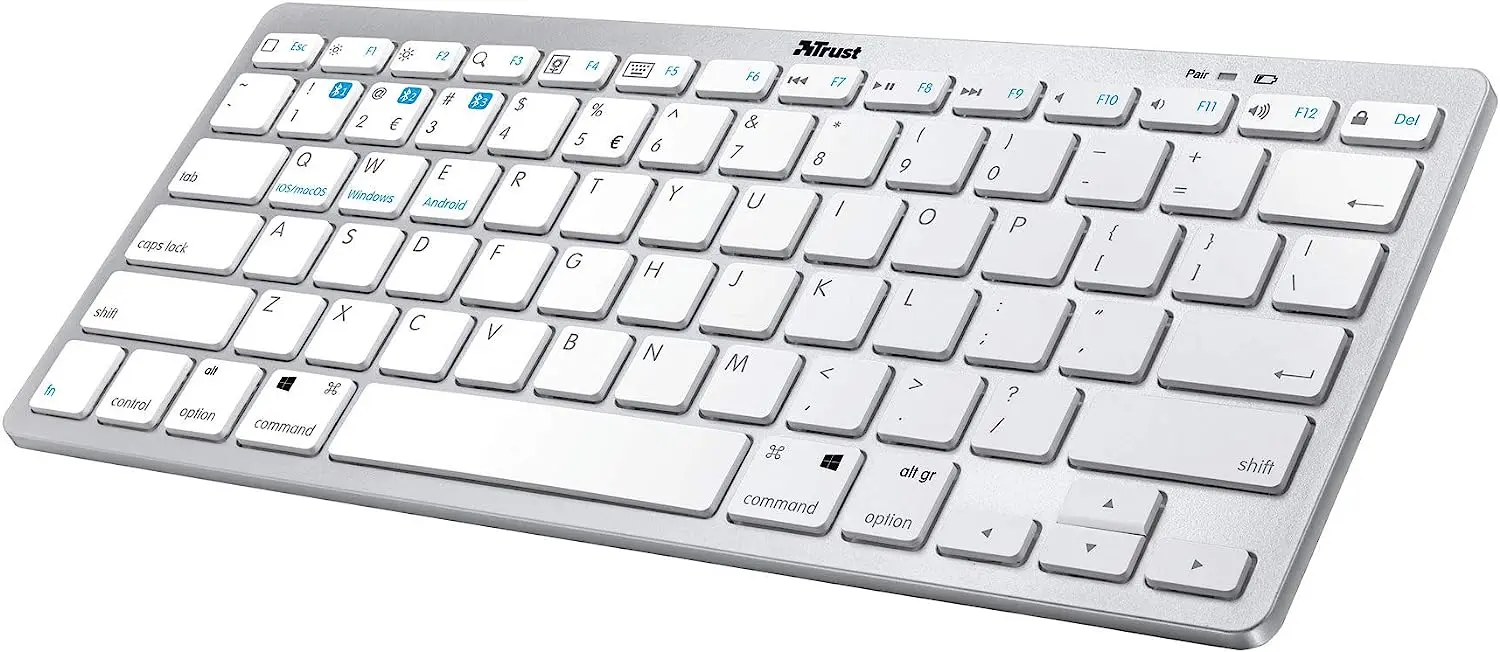 Tastatura Trust Nado Ultra-thin (Silver)
