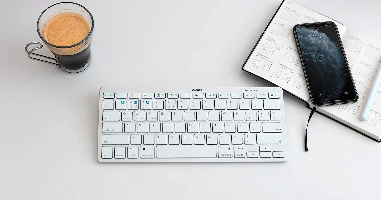 Tastatura Trust Nado Ultra-thin (Silver)