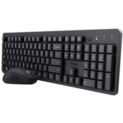 Set tastatura fara fir + mouse Trust ODY II (Black) Thumb