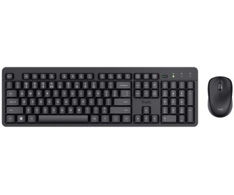 Set tastatura fara fir + mouse Trust ODY II (Black)