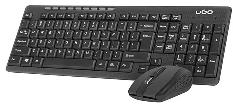 Беспроводной комплект клавиатура + мышь UGo Etna CW110 (Black)