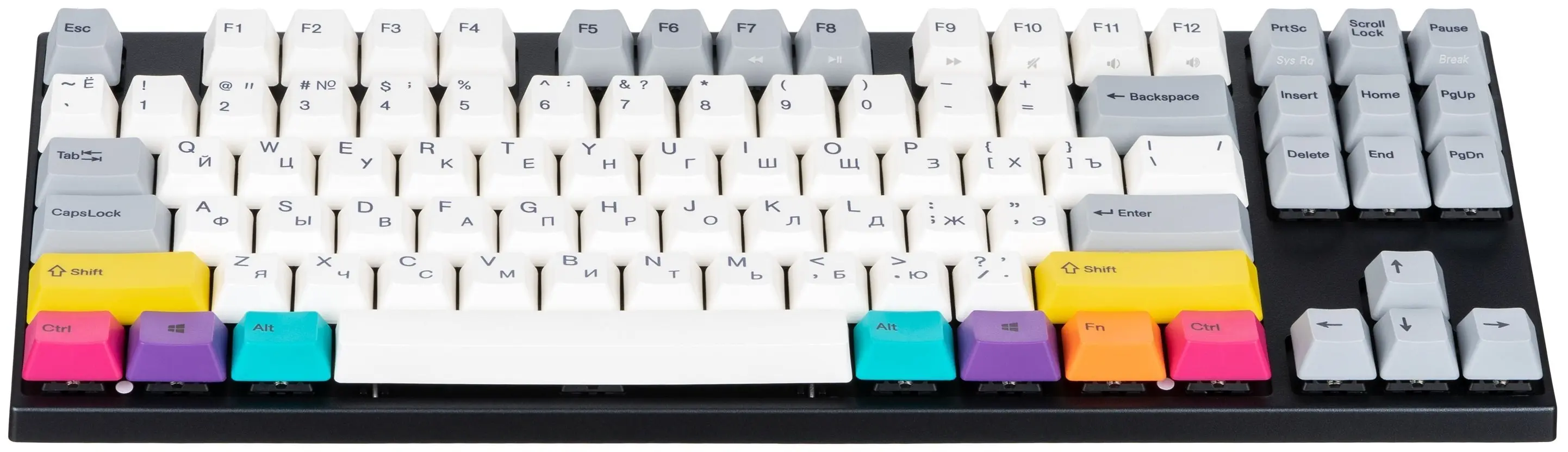 Tastatura fara fir Varmilo APT87 CMYK (Black)