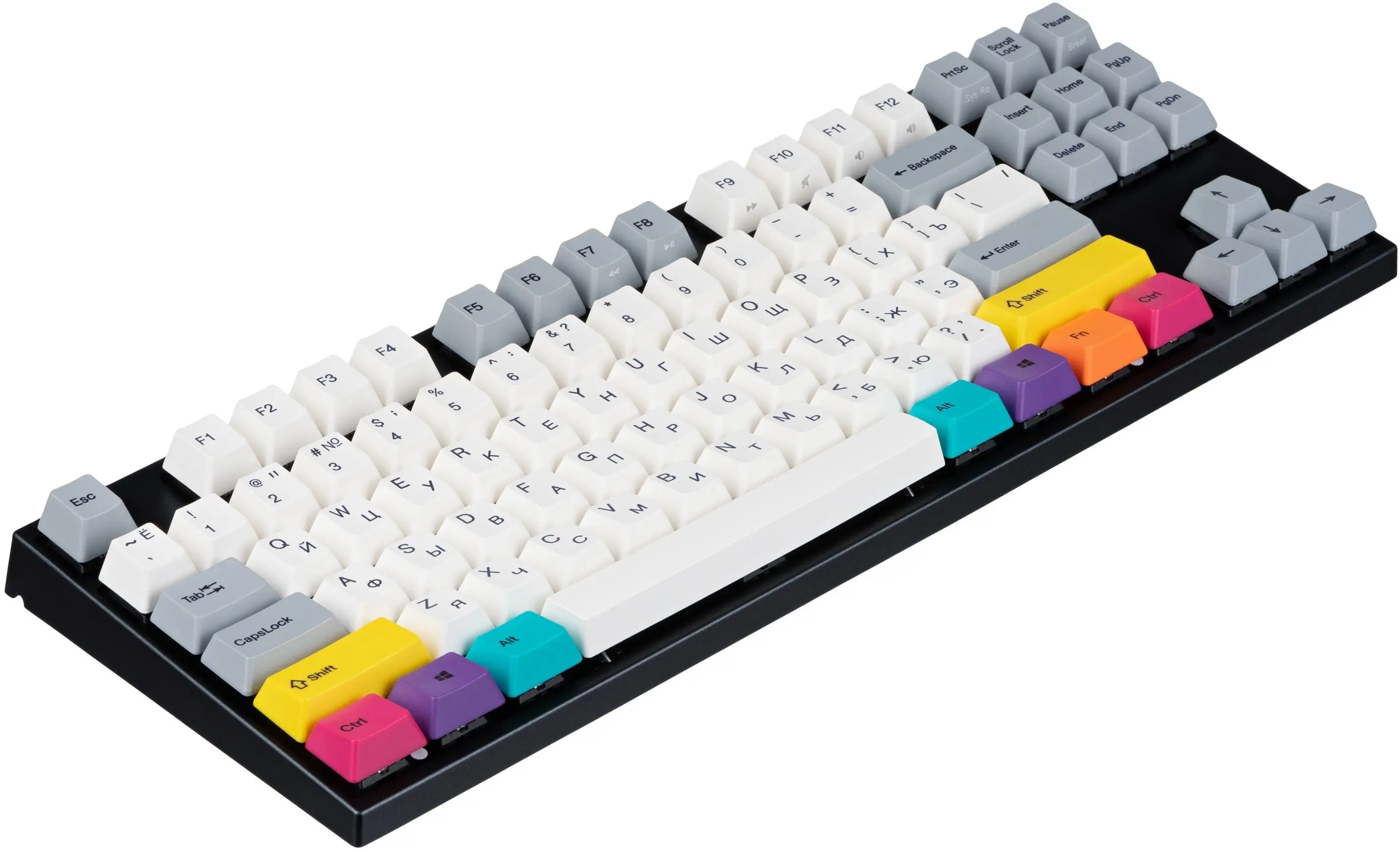Tastatura fara fir Varmilo APT87 CMYK (Black)