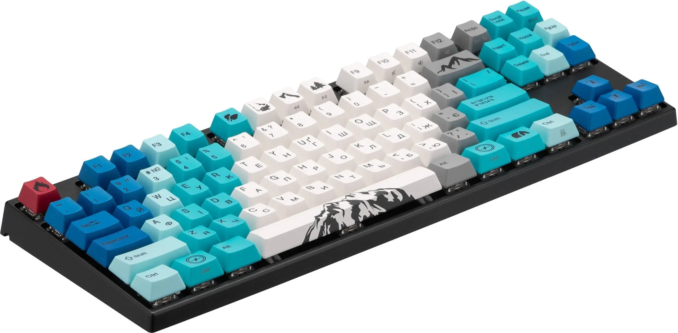 Tastatura Varmilo APG87 Summit R1 (Black/Blue)
