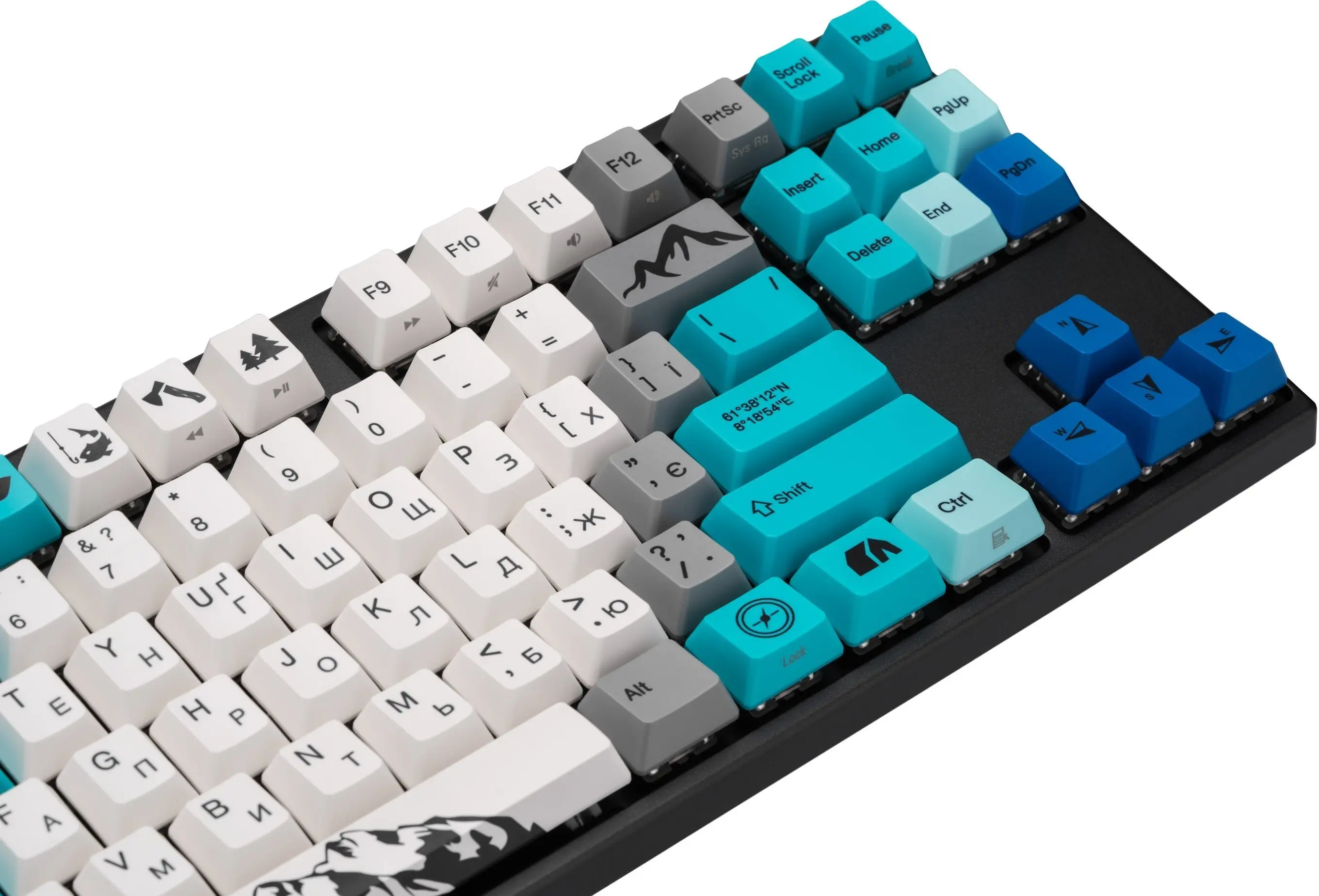 Tastatura Varmilo APG87 Summit R1 (Black/Blue)