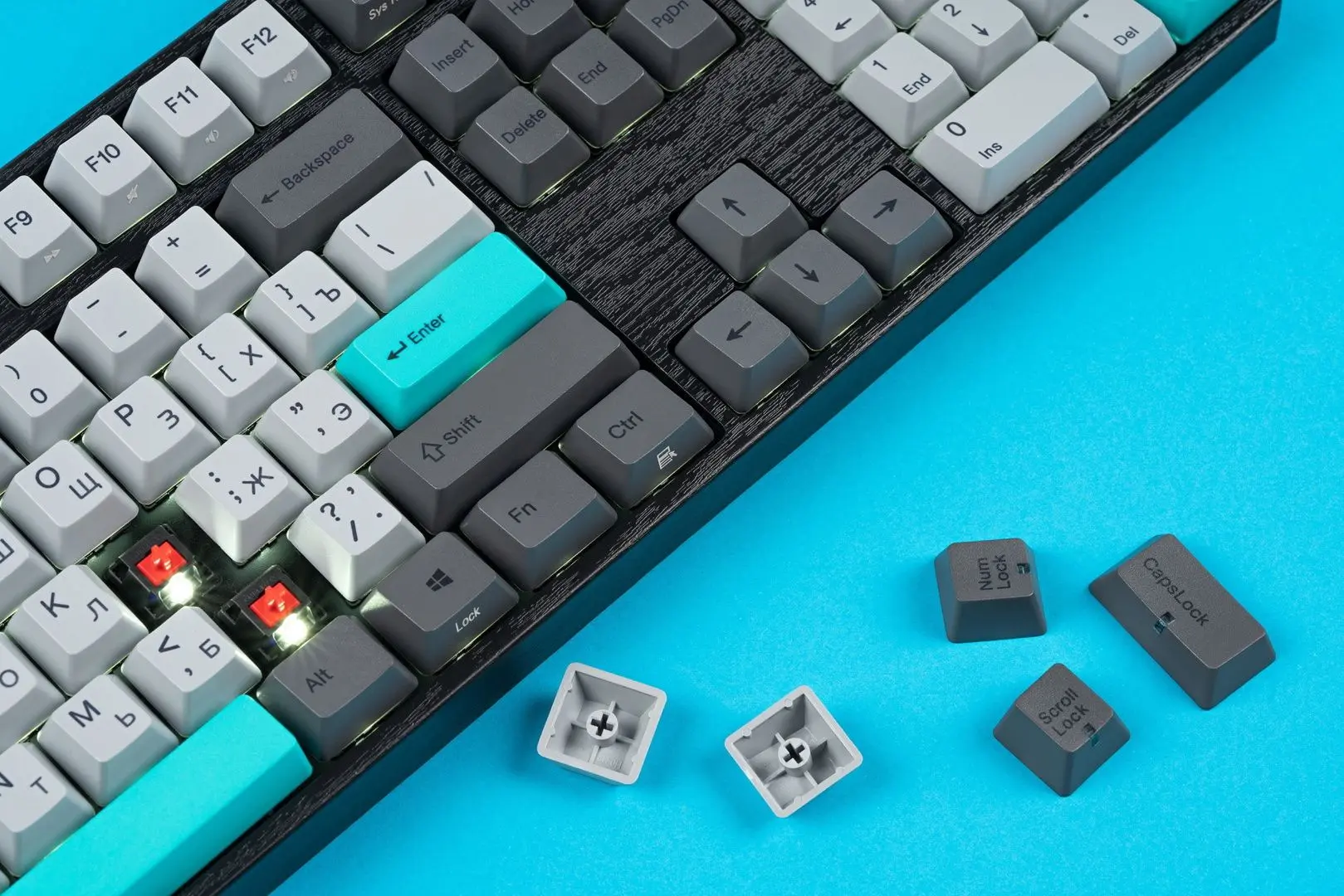 Tastatura Varmilo MA108M V2 Moonlight EC Ivy V2 (Grey/Blue)