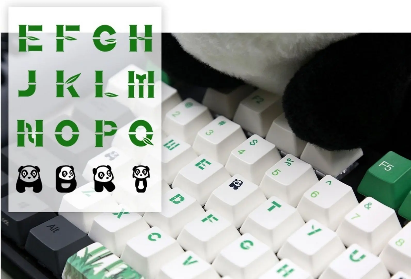 Tastatura Varmilo MA108M V2 Panda R2 EC Ivy V2 (Grey/Green) - 8