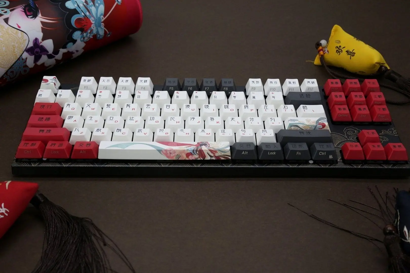 Tastatura Varmilo MA87M V2 Peking Opera EC Rose V2 ENG (Black/Red) - 10