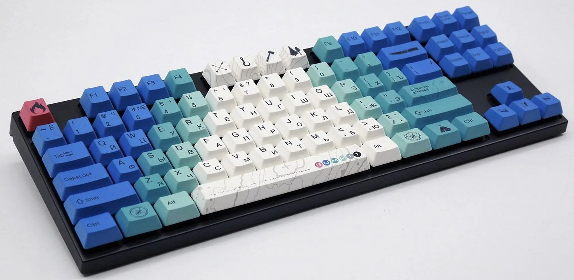 Tastatura Varmilo MA87M V2 Summit R2 EC Rose V2 (Grey/Blue)