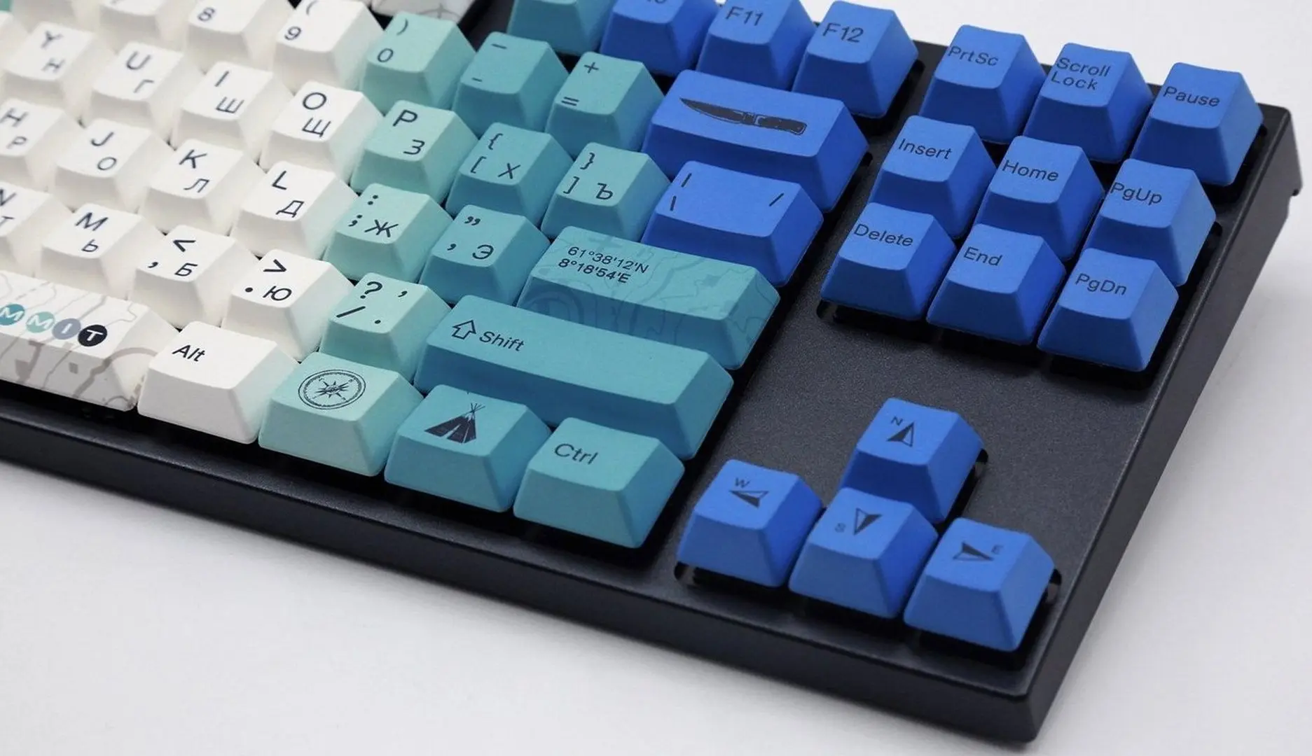 Tastatura Varmilo MA87M V2 Summit R2 EC Rose V2 (Grey/Blue)