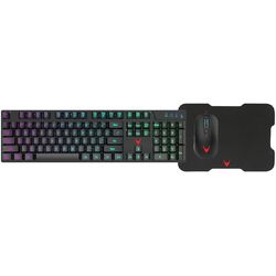 Gaming set 3in1 tastatură + mouse + mousepad Varr Gaming VSETKMP01 (Black)