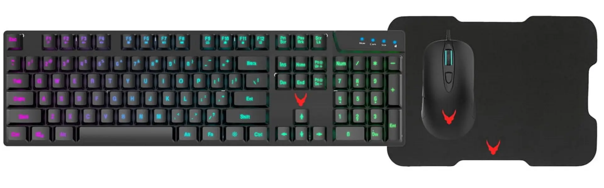 Gaming set 3in1 tastatură+ mouse + mousepad Varr Gaming VSETKMP01 (Black)