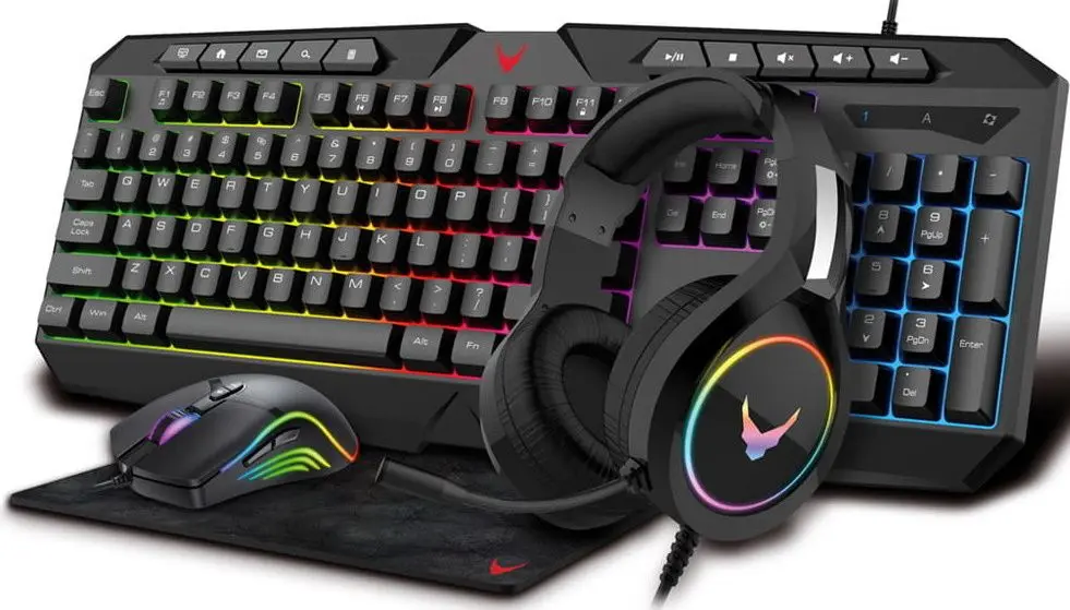 Gaming set 4in1 tastatura + casti + mouse + mousepad Varr Squad VG4IN1SET03 (Black)