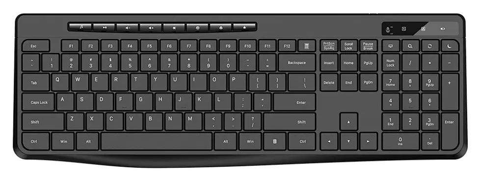 Set tastatura + mouse fara fir Wiwu KM-01 (Black)