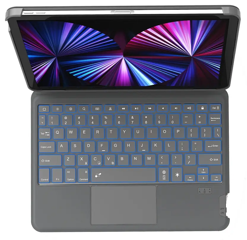 Husa cu tastatura pentru tableta Wiwu Combo Touch Keyboard 10.9/11 (Black) - 5