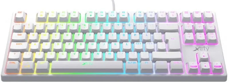 Клавиатура Xtrfy K4 TKL RGB (White) - 2