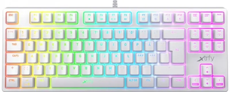 Клавиатура Xtrfy K4 TKL RGB (White)