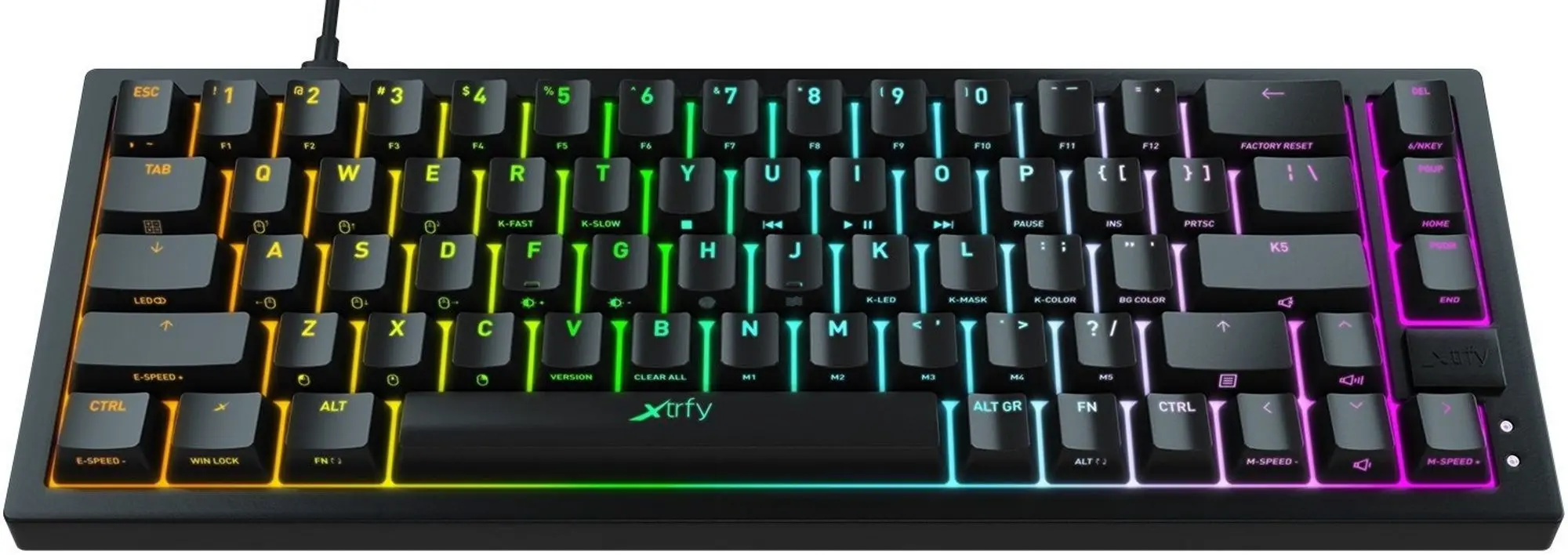 Tastatura Xtrfy K5 Compact RGB (Black) - 2