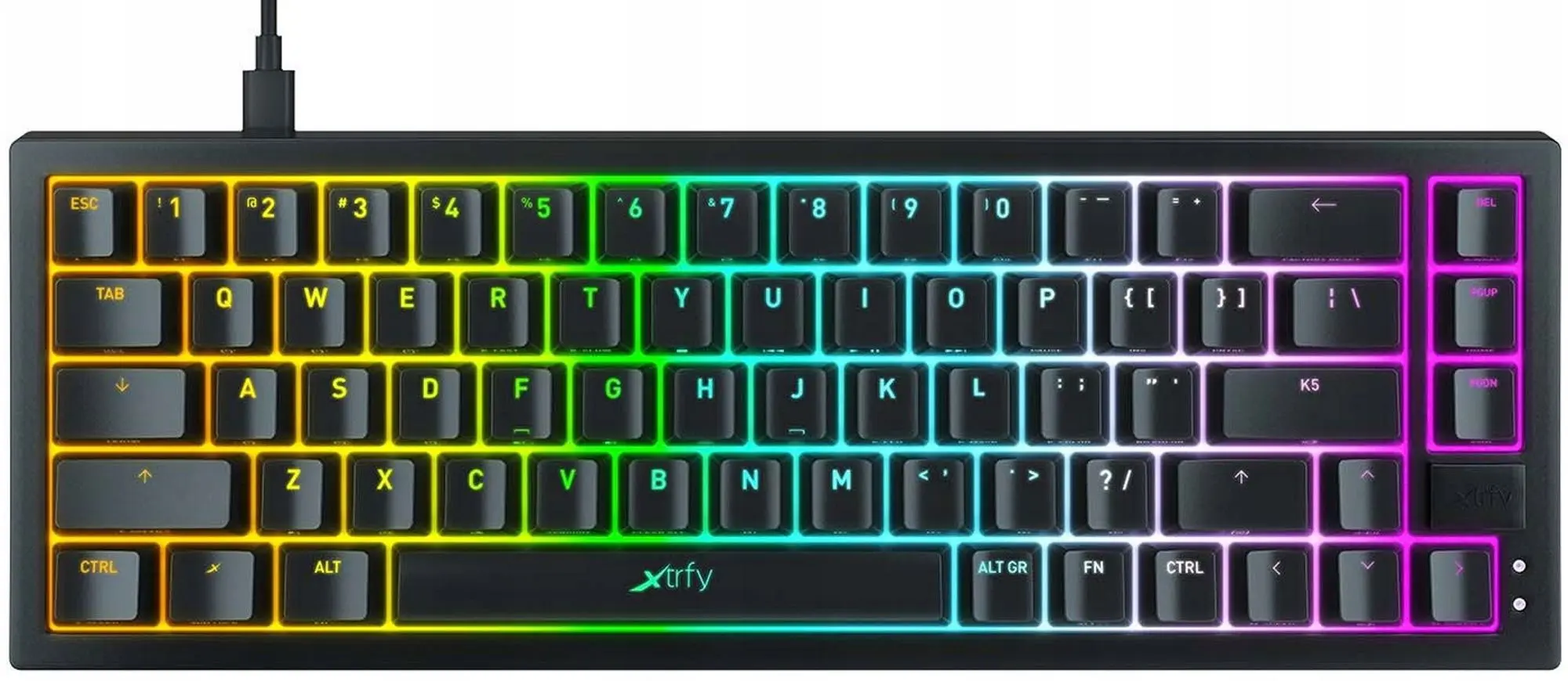 Tastatura Xtrfy K5 Compact RGB (Black)
