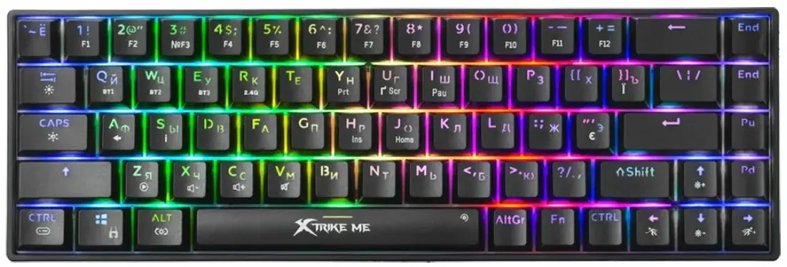 Tastatura fara fir Xtrike Me GK-995W (Black)