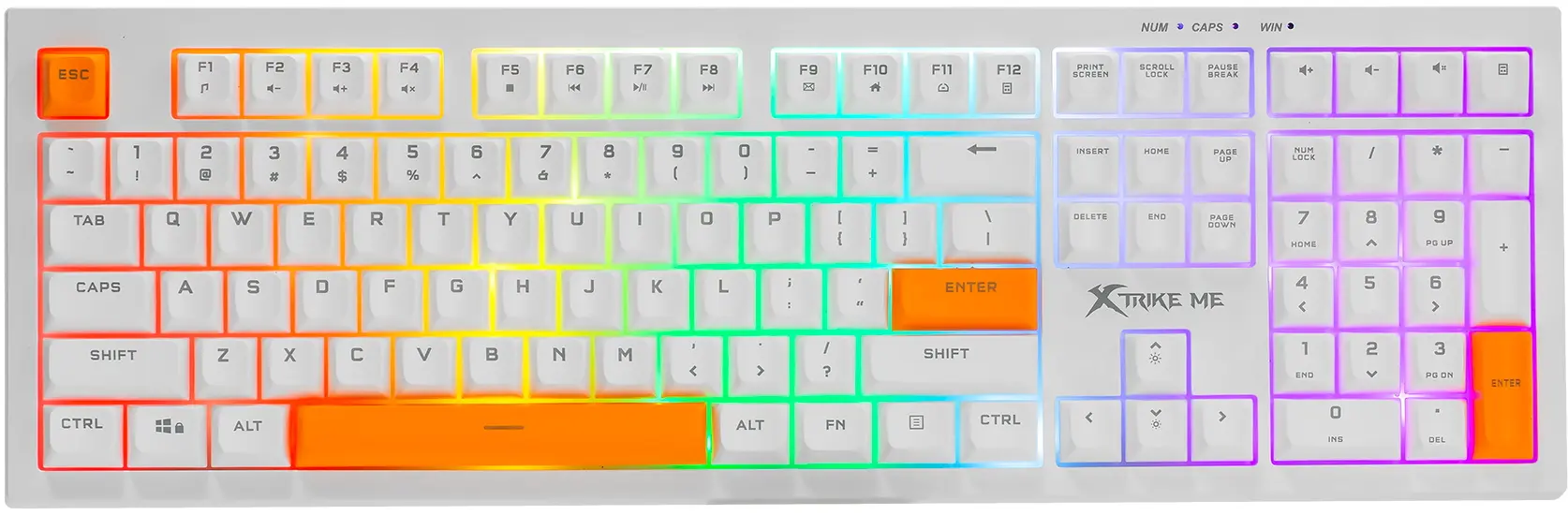 Клавиатура Xtrike Me KB-512 (White)