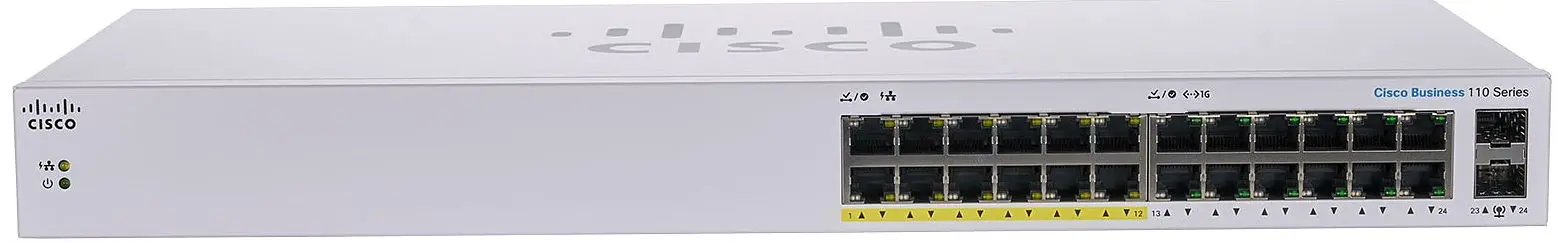 Comutator Cisco CBS110-24PP-EU (Grey) - 2